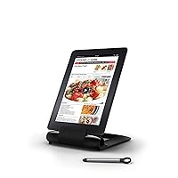 Black iPrep Adjustable Stand for phones, tablets, e-readers, Large