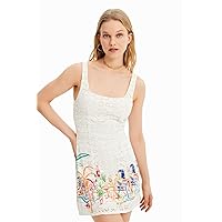 Desigual Women's Woman Woven Dress Sleeveless