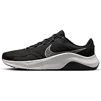 Nike Legend Essential 3 Next Nature Men's Workout Shoes (DM1120-011, Black/Flat Pewter/Light Iron Ore/Black) Size 12