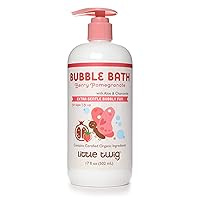 Little Twig Bubble Bath, Baby Bath Essential with Natural Plant Derived Formula, Vegan, Gluten-Free, Paraben-Free, Berry Pomegranate Scent, 17 fl. oz.