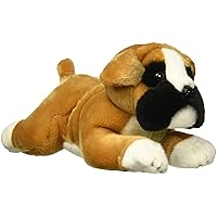 Aurora® Adorable Miyoni® Boxer Stuffed Animal - Lifelike Detail - Cherished Companionship - Brown 11 Inches
