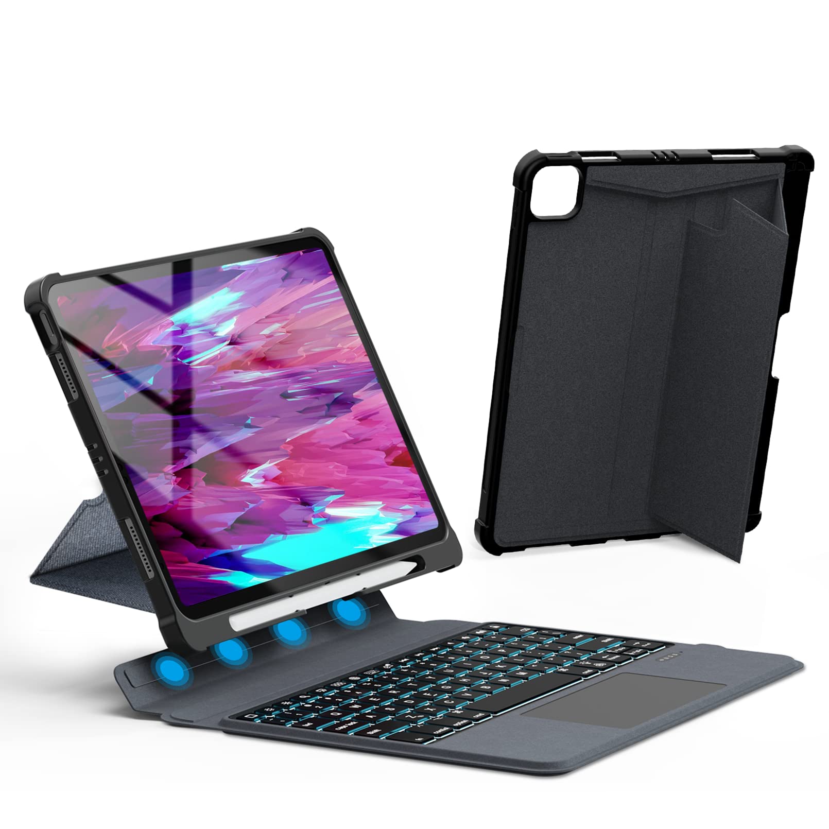 Mua DOKYW iPad Air 5th 4th Generation Case with Keyboard 10.9 inch, iPad  Pro 11 inch Case with Keyboard (4th/3rd/2nd/1st Gen), Detachable Keyboard  Case with Trackpad, Pencil Holder, Black trên Amazon Mỹ