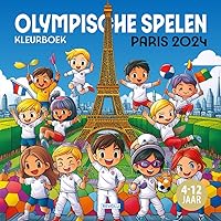 Kleurboek Olympische Spelen Parijs 2024: 50 originele Olympische Spelen scènes om in te kleuren (Dutch Edition)