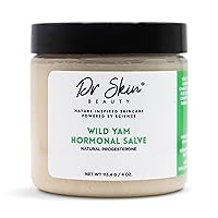 Dr Skin Organic wild yam cream for hormone balance. 100% Natural balancing cream for Women. Wild Yam cream for PMS, Menopause Relief, and for all skins. (4 oz.) 90 Days