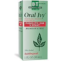 Nature's Way Boericke & Tafel Oral Ivy Liquid, Poison Ivy & Oak Treatment**, Relieves Itching & Burning**, 1 Fl. Oz
