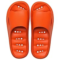 Shower Shoes Quick Drying Non-Slip Comfortable Men Women House Slippers Pool Slides Lightweight Beach Sandals with Drain Holes