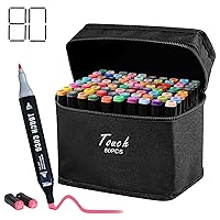 Dabo&Shobo 120 Colors Alcohol drawing markers ,Fine & Chisel Dual Tip Art  Markers for Kids Sketching Adult Coloring