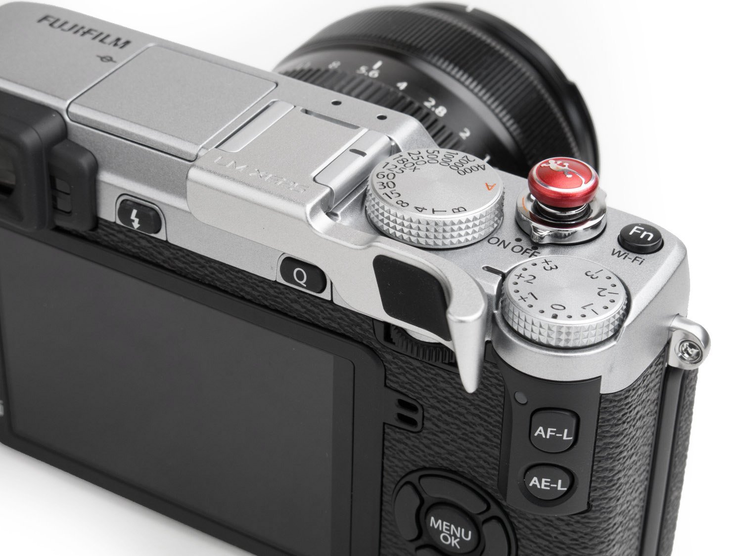 Lensmate Thumb Grip for Fujifilm X-E2S (Also fits X-E2/X-E1) - Silver