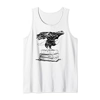 Book Lover Eagle Bird Inspirational Graphic Novelty T-Shirt Tank Top