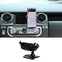 Car Phone Holder Mount Fit for Land Rover Discovery 4 2010-2016, Car Center Console Air Outlet Cell Phone Holder, Handsfree Air Vent Phone Stand,1 PCS,Black