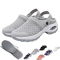 Women's Orthopedic Clogs with Air Cushion Support, Slip on Lightweight Beach Shoes Outdoor Slippers Walking Shoes