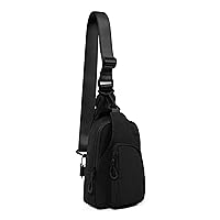 ODODOS Daily Sling Bag with Adjustable Straps Crossbody Chest Bag Lightweight Small Backpack for Casual Traveling Hiking