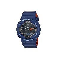 Casio Men's GA-100L-2ACR G Shock Analog-Digital Display Quartz Multi-Color Watch