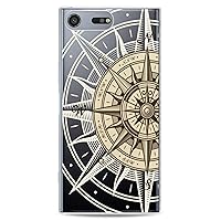 TPU Case Replacement for Sony Xperia 5 III 1 II 10 XZ4 Compact XZ3 L4 XZ2 XA3 Сompass Art Map East Design Print West Cute South Soft Flexible Silicone White Clear North Slim fit Beige Travel