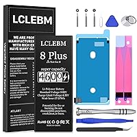 Battery for iPhone 8 Plus, [2022 New Version] 4600mAh Ultra High Capacity Replacement Battery for iPhone 8 Plus A1864,A1897,A1898 with Professional Repair Tools Kits for iPhone 8P