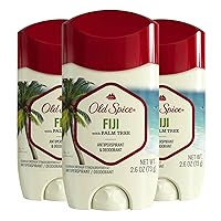 Old Spice Men's Antiperspirant & Deodorant Fiji with Palm Tree, 2.6oz (Pack of 3)