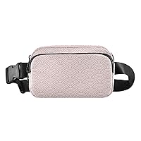 Pink Mermaid Scales Fanny Packs for Women Everywhere Belt Bag Fanny Pack Crossbody Bags for Women Girls Fashion Waist Packs with Adjustable Strap Waist Bag for Travel Sports Cycling Outdoors