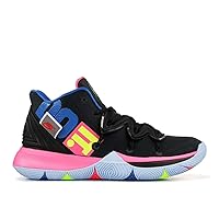 Nike Kyrie 5 Just Do It Basketball Shoes Men's AO2918-003 Basketball Sneakers Black Hyper Pink Blue