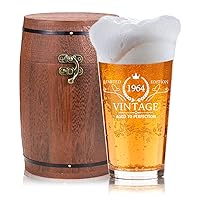 2024 60th Birthday Gifts For Men, 1964 Beer Glasses, 60th Birthday, 60 Year Old Birthday Gifts For Men, Friend, 60th Birthday Gift Ideas, Best 60th Birthday Gifts For Men, Gifts For 60 Year Old Man