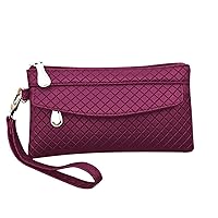 Long Wristlet Wallet for Women Soft PU Leather Bag Clutch Purse