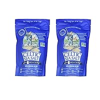 Light Grey Celtic Sea Salt Resealable Bags â€“ Additive-Free, Delicious Sea Salt, Perfect for Cooking, Baking and More - Gluten-Free, Non-GMO Verified, Kosher and Paleo-Friendly, 16 Ounce (Pack of 2)