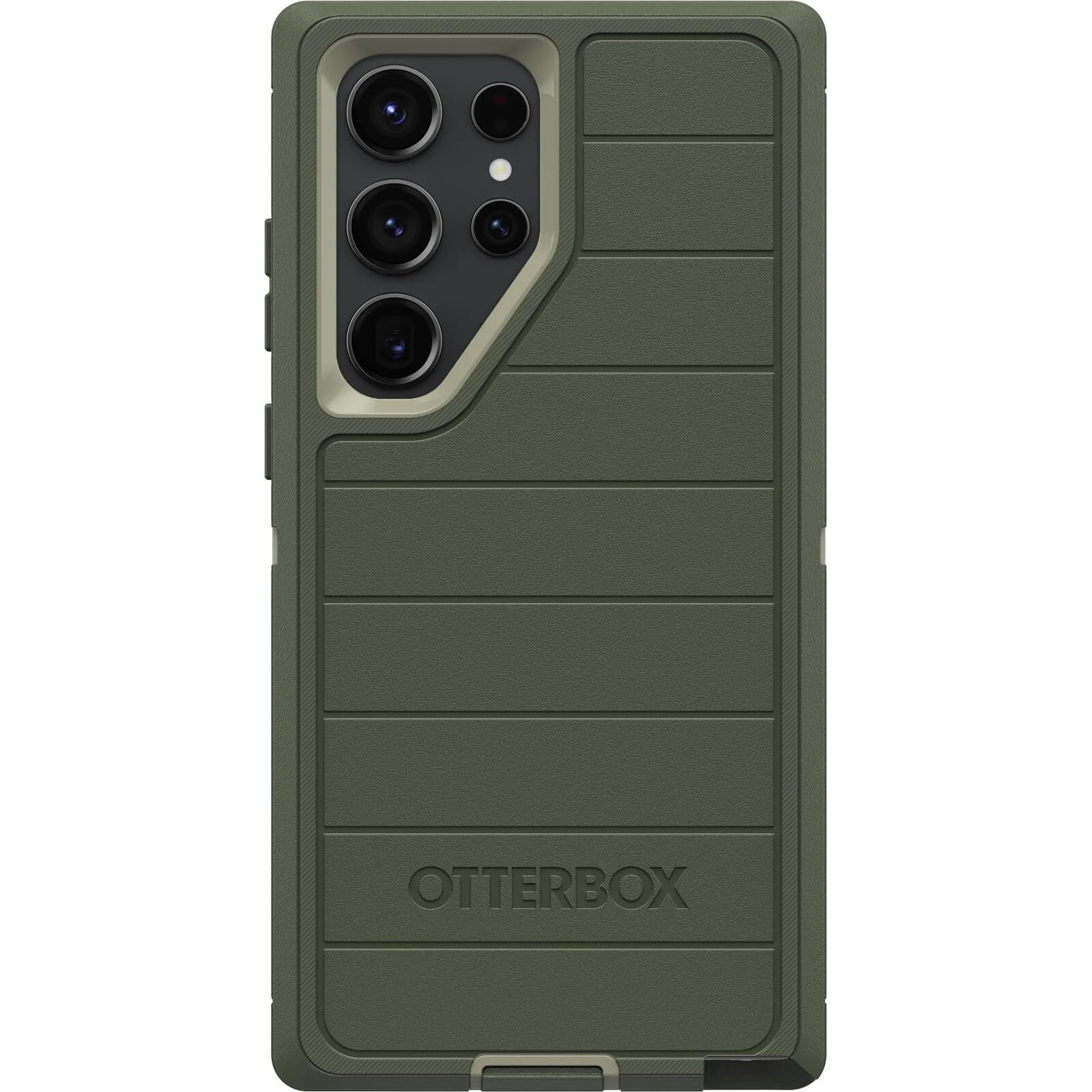 OtterBox Galaxy S23 Ultra (Only) - Defender Series Case - Lichen The Trek (Green), Rugged & Durable - with Port Protection - Case Only - Microbial Defense Protection - Non-Retail Packaging