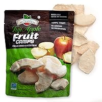 Brothers All Natural, Fuji Apple Freeze Dried Fruit Crisps, Gluten Free, Non-GMO, Nothing Added, 1 oz. Resealable Pouch (Pack of 8)