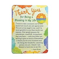 Appreciation Magnet with Easel Back—Gift to Express Gratitude to an Angel in Your Life, 4.9 x 3.6 Inches (Thank You for Being a Blessing in My Life)