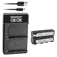 Kastar 1-Pack Battery and LKD2 USB Charger Compatible with Blackmagic Design Pocket Cinema Camera 6K Pro (Canon EF)