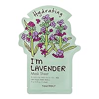 I'm Real Lavender Hydrating Mask Sheet, Pack of 1