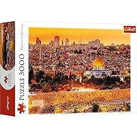 Trefl The Roofs of Jerusalem 3000 Piece Jigsaw Puzzle Red 46