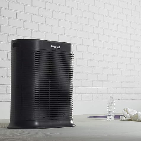 Honeywell HPA300 HEPA Air Purifier for Extra Large Rooms - Microscopic Airborne Allergen+ Dust Reducer, Cleans Up To 2250 Sq Ft in 1 Hour - Wildfire/Smoke, Pollen, Pet Dander – Black