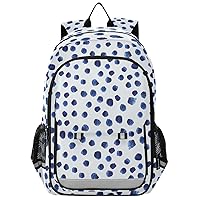 ALAZA Blue Polka Dot Reflective Backpack Outdoor Sport Safety Bag