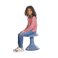ECR4Kids ACE Active Core Engagement Wobble Stool, 15-Inch Seat Height, Flexible Seating, Powder Blue