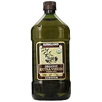 Kirkland Signature Organic Extra Virgin Olive Oil 2L (2QT 3.6 fl. oz), Set of 2