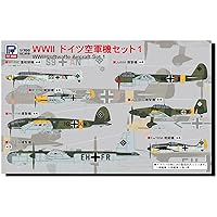 Pit Road S68 1/700 Skywave Series WWII German Air Force Aircraft Set 1 Plastic Model
