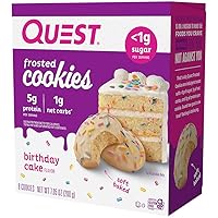 Quest Nutrition Birthday Cake Frosted Cookies, 8 Count