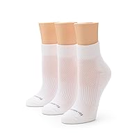 No Nonsense Cushioned Mesh Quarter Top Ankle Socks-Premium Comfort for Women
