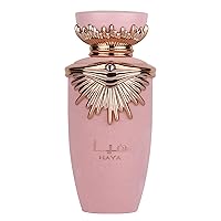 Lattafa Haya Eau de Parfum Spray for Women, 3.4 Ounce