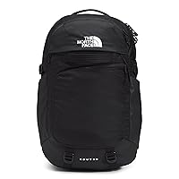 THE NORTH FACE Router Everyday Laptop Backpack, TNF Black/TNF Black, One Size