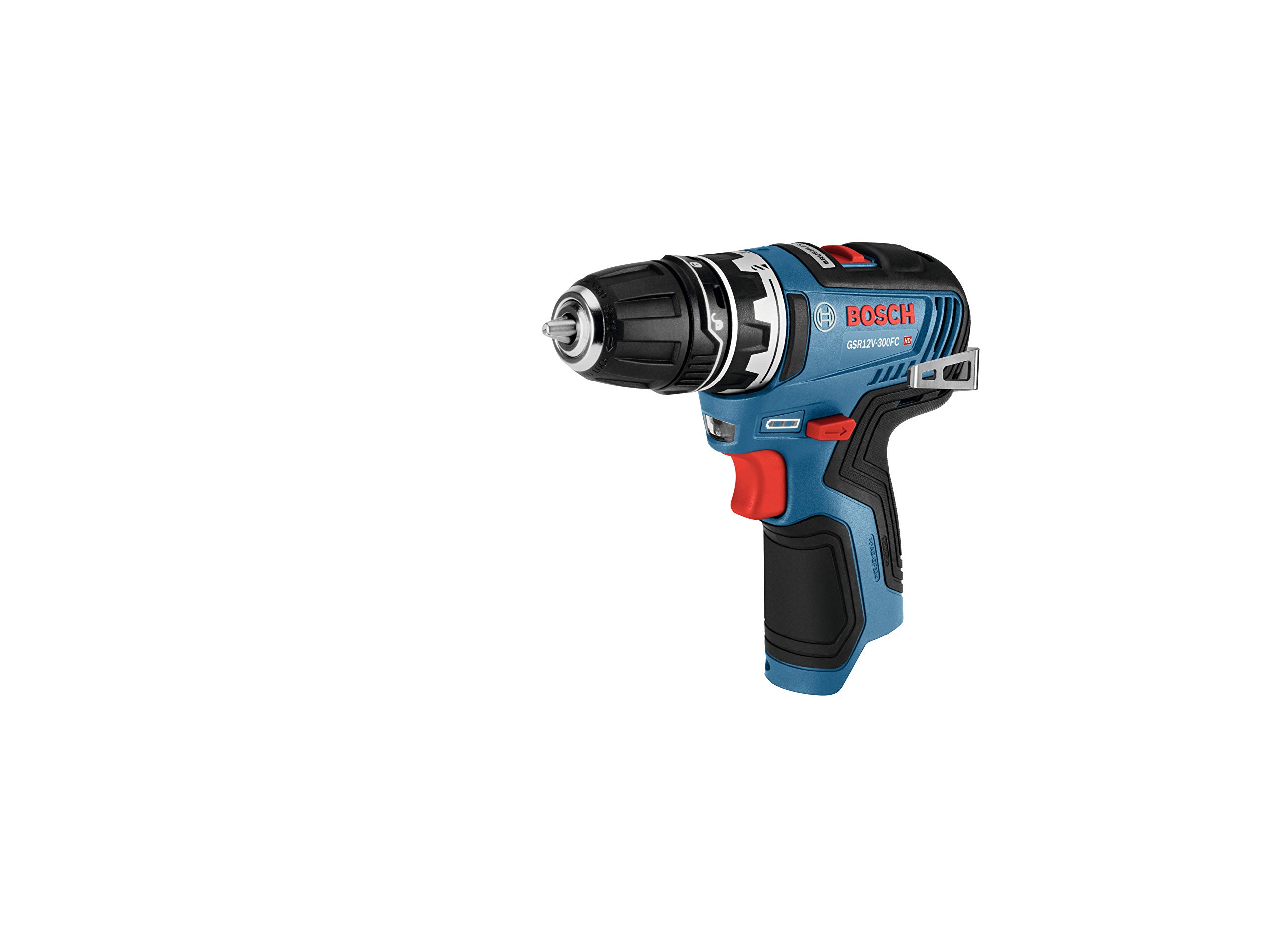 BOSCH GSR12V-300FCB22 12V Max EC Brushless Flexiclick 5-In-1 Drill/Driver System with (2) 2.0 Ah Batteries