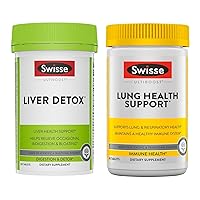Swisse Milk Thistle Liver Cleanse Detox & Repair Liver Supplement Mullein Lung Cleanse Detox