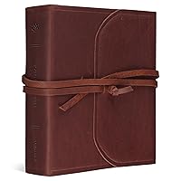 ESV Journaling Study Bible (Natural Leather, Brown, Flap with Strap) ESV Journaling Study Bible (Natural Leather, Brown, Flap with Strap) Leather Bound