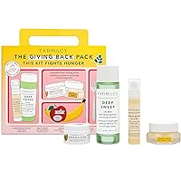 Farmacy Skincare Gift Set - Giving Back Pack - 20 Meals Donated to Feeding America with Every Kit Sold