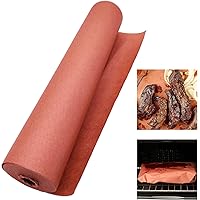 Butcher Paper for Smoking Meat Pink Butcher Paper Roll Unwaxed 12 Inch x 60 Feet, BBQ Peach Wrapping Paper for Smoking Meat, Brisket, Crawfish Boil, or Table Runner (R12)