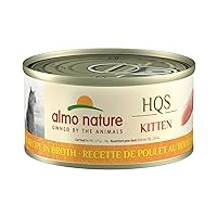 HQS Natural Kitten, Additive Free, Grain Free, Adult Cat Canned Wet Food, Pate