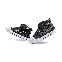 Kids Canvas Shoes Boys Girls High Top Canvas Slip On Sneakers
