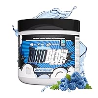 Nootropic Brain Supplement for Energy, Focus & Mood with Caffeine, L-Tyrosine,Teacrine & Alpha GPC– for Gamers, Gym Enthusiasts, Students & Entrepreneurs-30 Servings(Blue Raspberry)