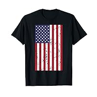 USA Patriotic American Flag Proud American Pride 4th of July T-Shirt
