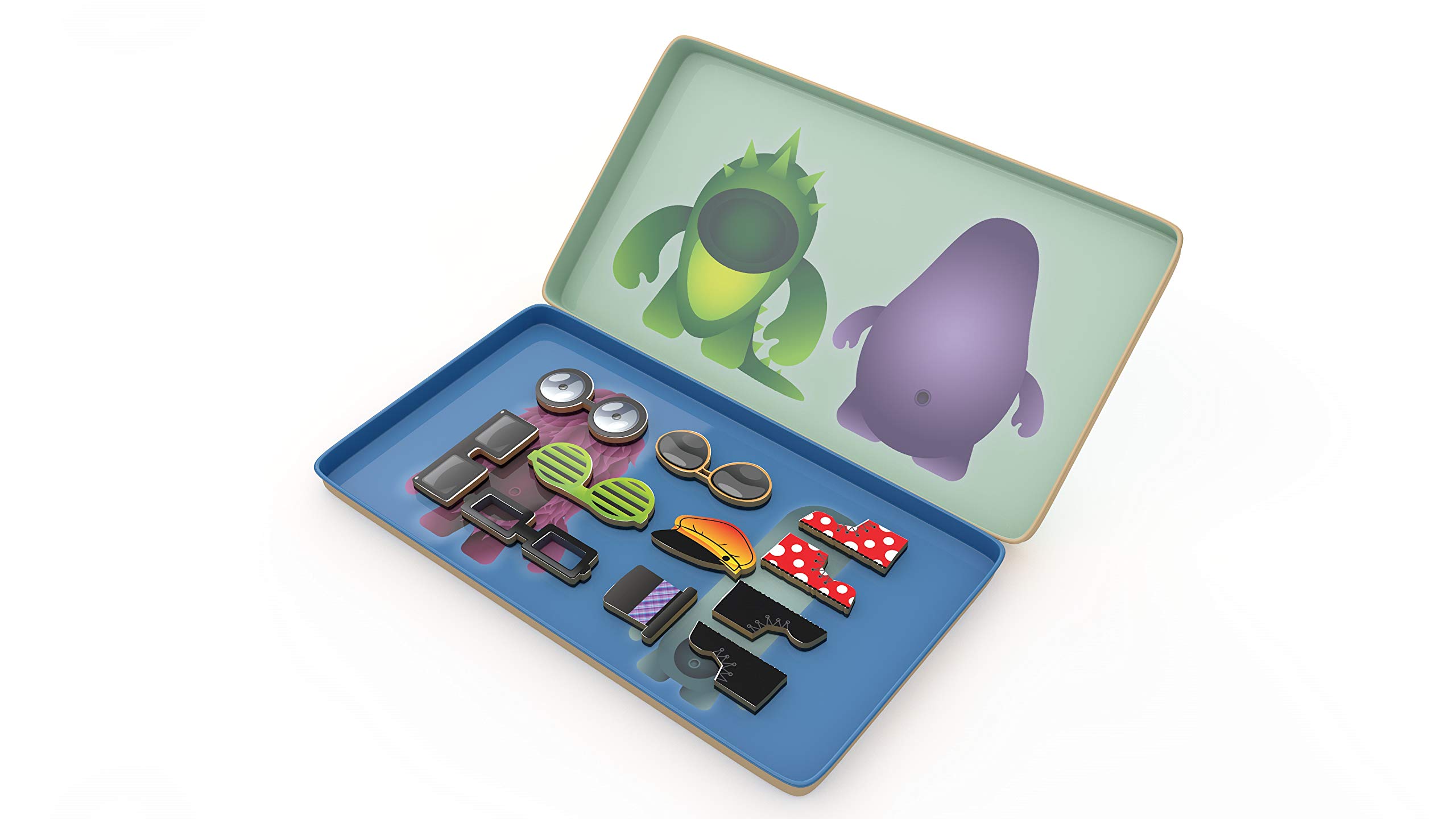The Purple Cow- Monster Factory Game- Magnetic Travel Game. Great for Travel and On-The-Go. A Monstrous ‘Dress Me Up’ Game. Activity for Boys and Girls